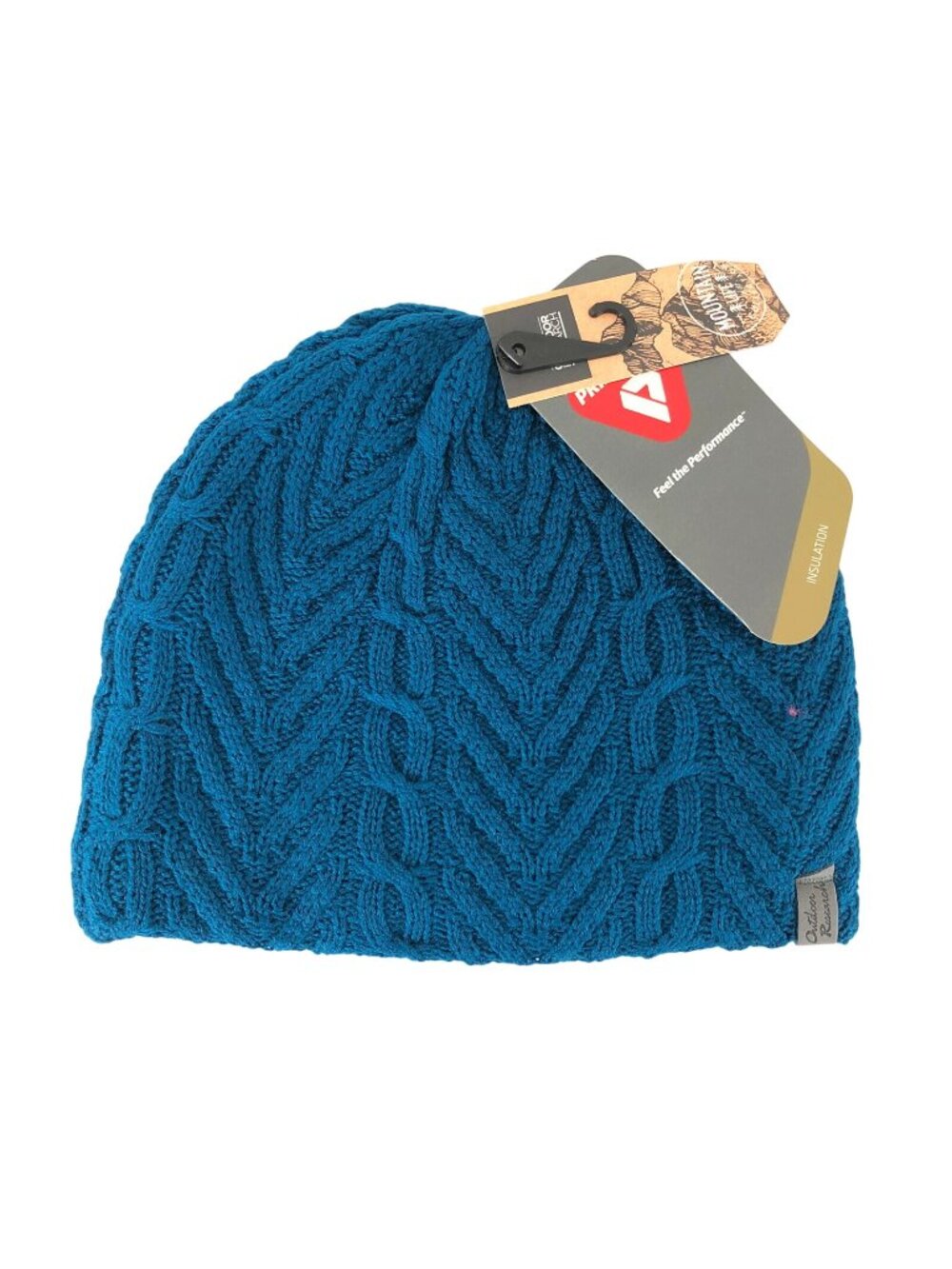 Outdoor Research Womens Jules Beanie Hat Cable Knit Warm Insulated Blue OS
